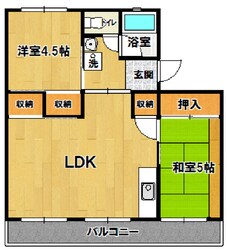 学園ペアシティの物件間取画像